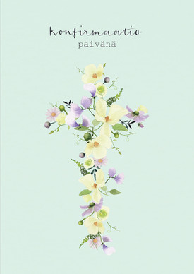 KORTTI A6, Konfirmaatiopäivänä, 2-osainen