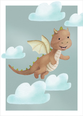 POSTIKORTTI A6, Lohikäärme