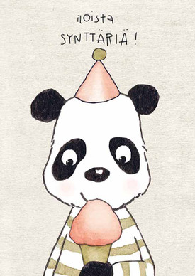 POSTIKORTTI A6, Synttäripanda