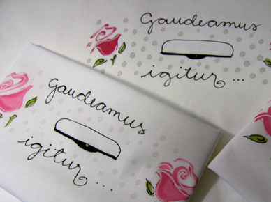 TYYNYNLIINA YLIOPPILASLAKKI JA PUNAISET RUUSUT 50x60 cm