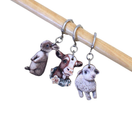 SILMUKKAMERKKI- / RENGASKORVAKORU-SETTI, KAIHO-VASIKKA JA KAMUT