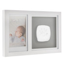 KÄDEN-/JALANJÄLKI KIPSI / VALOKUVAKEHYS 35 x 22 cm