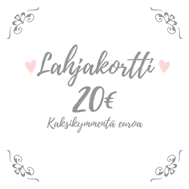 LAHJAKORTTI 20 €