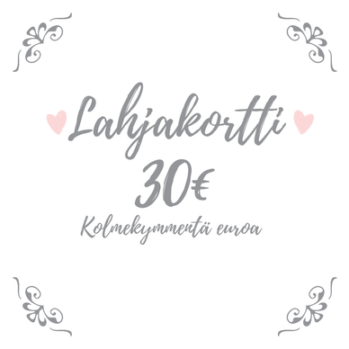 LAHJAKORTTI 30 €