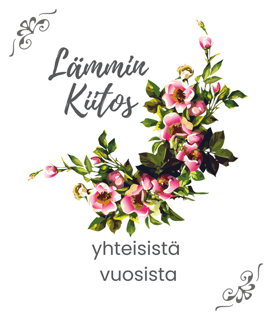 TISKIRÄTTI, LÄMMIN KIITOS KUKAT