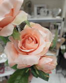 RUUSUOKSA 3 KUKALLA, VAALEANPUNAINEN 57 cm