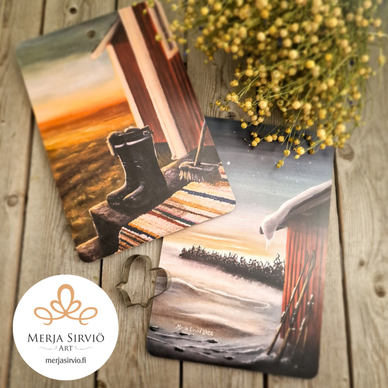 LEIKKUULAUTA, MUISTOJEN JÄLJET 30x20 cm