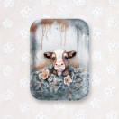 TARJOTIN, KAIHO-VASIKKA 20x27cm