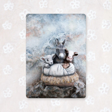 JOULUKORTTI A6, IHMETTÄ IHMETTELEMÄSSÄ