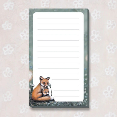 MAGNEETTINEN MUISTILEHTIÖ, HIIPIVÄ HILJAISUUS 9x15 cm