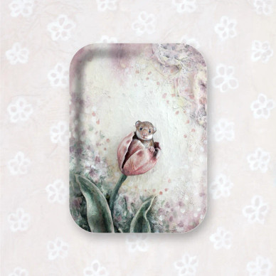 TARJOTIN, PIILOSILLA 20x27cm