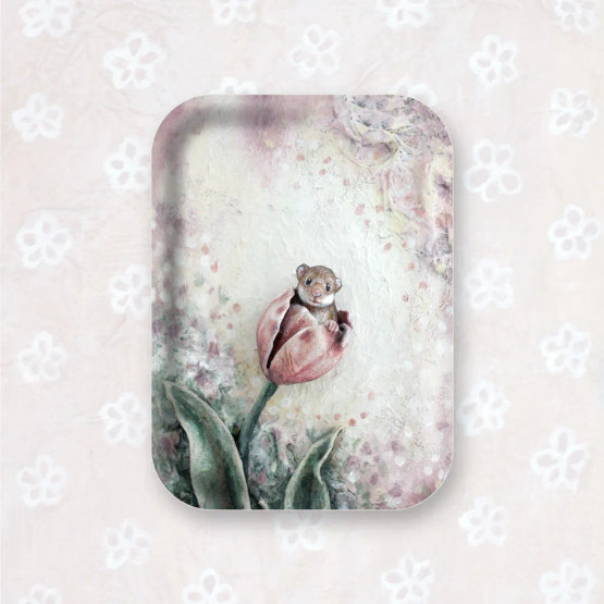 TARJOTIN, PIILOSILLA 20x27cm