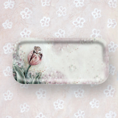 TARJOTIN, PIILOSILLA 13x27cm