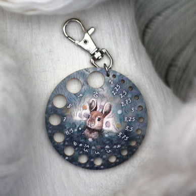 PUIKKOMITTA-AVAIMENPERÄ, PUMPULI-PUPU 6 cm