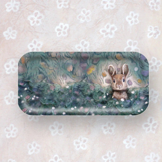 TARJOTIN, PUMPULI-PUPU 13x27 cm