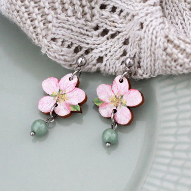 KORVAKORUT, OMENANKUKKA (nappikiinnitys)