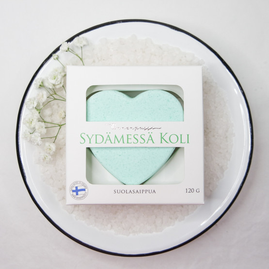 SYDÄMESSÄ KOLI, SUOLASAIPPUA 120 g