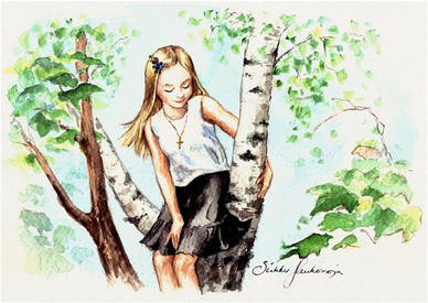 KORTTI A6, Rippilapsi tyttö, 2-osainen