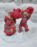 ILOINEN TONTTUJOUKKO 9x10x8 cm