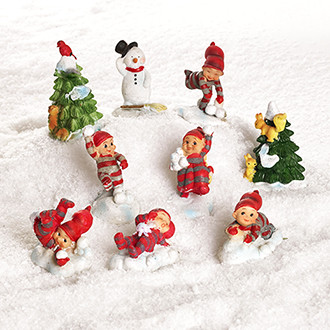 TONTTUJEN LUMILEIKIT, ERILAISIA (myydään erikseen)