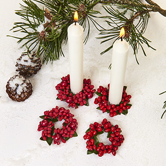 MARJAMANSETTI PUNAINEN 2 KPL, LAJITELMA Ø 7 cm