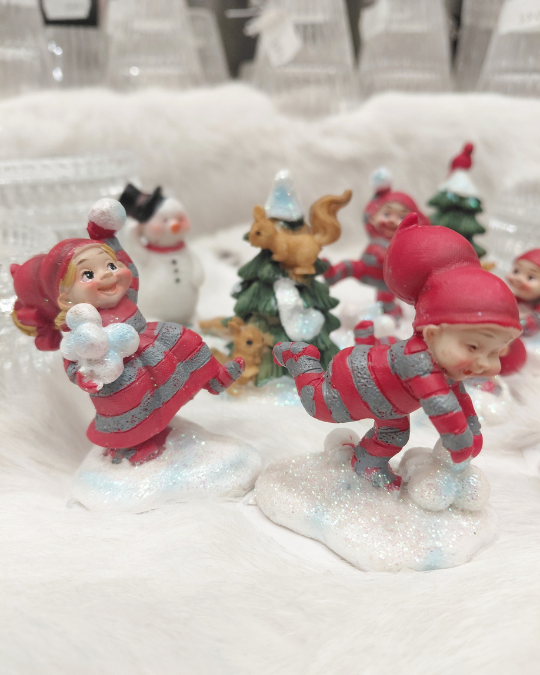 TONTTUJEN LUMILEIKIT, ERILAISIA (myydään erikseen)