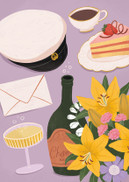 KORTTI A6, Ylioppilas liila, 2-osainen