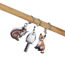 SILMUKKAMERKKI- / RENGASKORVAKORU-SETTI, PYRY-KETTU JA KAMUT