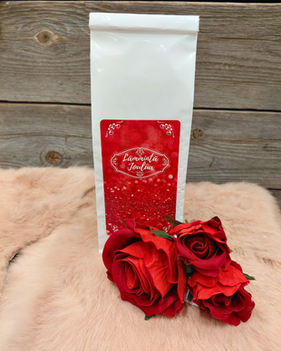 MUSTA AROMITEE, LÄMMINTÄ JOULUA 80 g (pun.pakkaus)