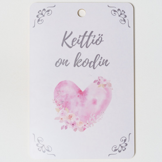 LEIKKUULAUTA, KEITTIÖ ON KODIN SYDÄN 30x20 cm