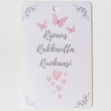 LEIKKUULAUTA, RIPAUS RAKKAUTTA RUOKAASI 30x20 cm