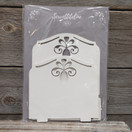 SERVETTITELINE, VALKOINEN 13x12,5x4 cm