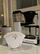 SUODATINPUSSITELINE, VALKOINEN 15,5x14x6 cm