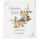 TISKIRÄTTI, LÄMMIN KIITOS KUKAT