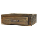 PUULAATIKKO, KAHVALLA 35x30x12 cm