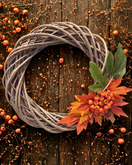 PAJUKRANSSI, HARMAA (luonnollinen) 40 cm