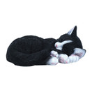 KORISTE NUKKUVA KISSA, MUSTA-VALKOINEN 26x18x11,5 cm