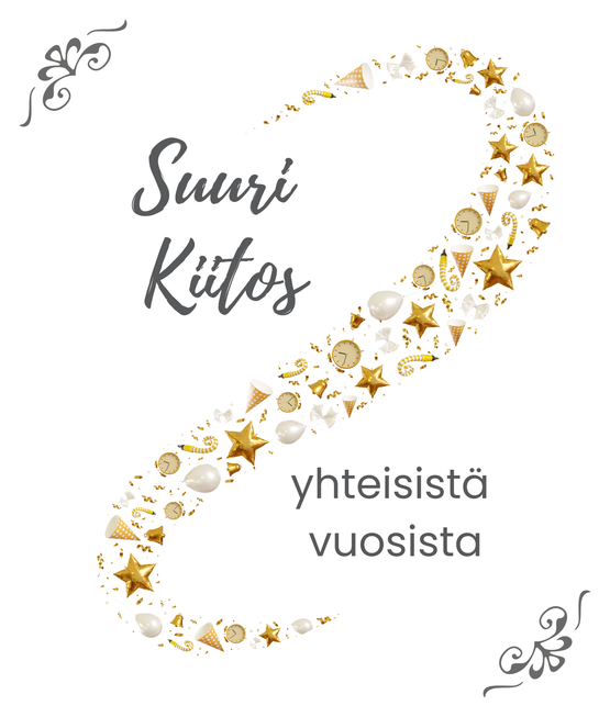 TISKIRÄTTI, SUURI KIITOS YHTEISISTÄ VUOSISTA