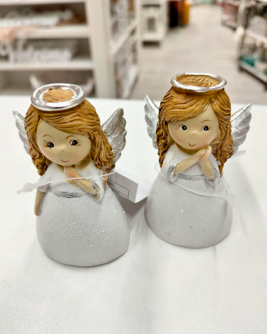 ENKELITYTTÖ HOPEASIIVIN, 2 MALLIA 4x7x3 cm