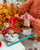 TONTTU SIENILAKILLA, 2 MALLIA 5x6x4 cm