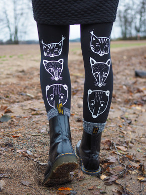 TOTEEMIELÄIMET Tights Black