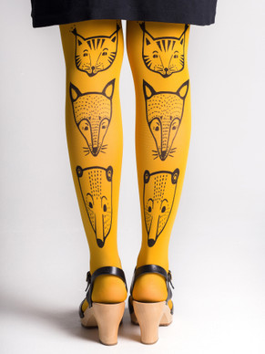 TOTEEMIELÄIMET Tights Yellow