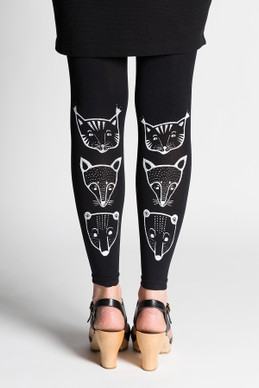 TOTEEMIELÄIMET Leggings black