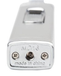 Zippo Clamshell Brushed Chrome 2007402 Mini MPL sytytin