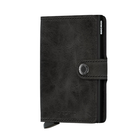 Secrid Miniwallet Black Vintage lompakko