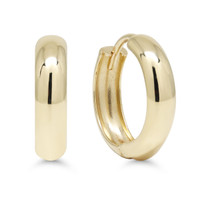 9K keltakultaiset saranalliset kultakorvarenkaat 3 x 12,5mm 9K-A-E0500