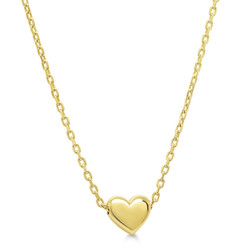9K kultainen sydänkaulakoru 9K-N3727