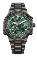 Citizen Eco-Drive Sky Pilot Radiocontrol AT8304-57W rannekello