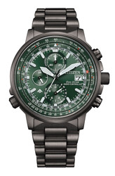 Citizen Eco-Drive Sky Pilot Radiocontrol AT8304-57W rannekello