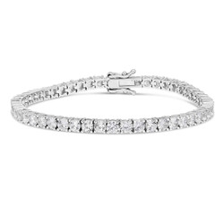 Beat of Love – Tennis hopearannekoru kirkkailla kivillä BOL-B0035Z